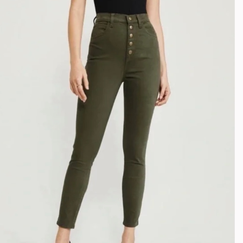 Abercrombie & Fitch High Rise Super Skinny Ankle. Size:26